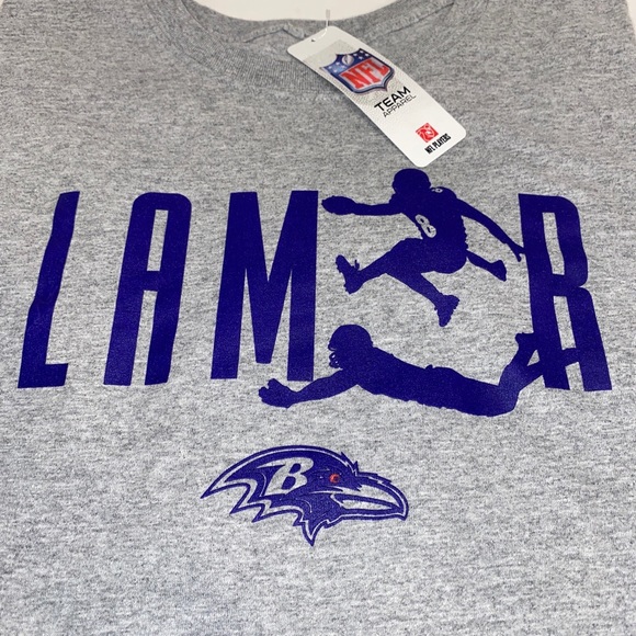 NWT NFL Lamar Jackson Baltimore Ravens 3X men’s t-shirt - Picture 2 of 6